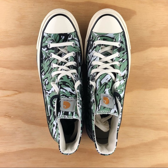 Converse x Carhartt WIP Chuck Taylor 70 Hi White Hinterland Sneakers Multi Size - Picture 6 of 9